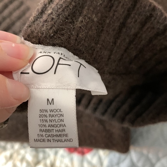 LOFT Angora/Cashmere Blend Sweater Vest - Picture 8 of 8